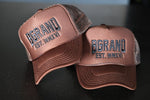 Brown & Black Trucker Hat