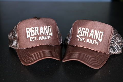 Brown & Tan Trucker Hat